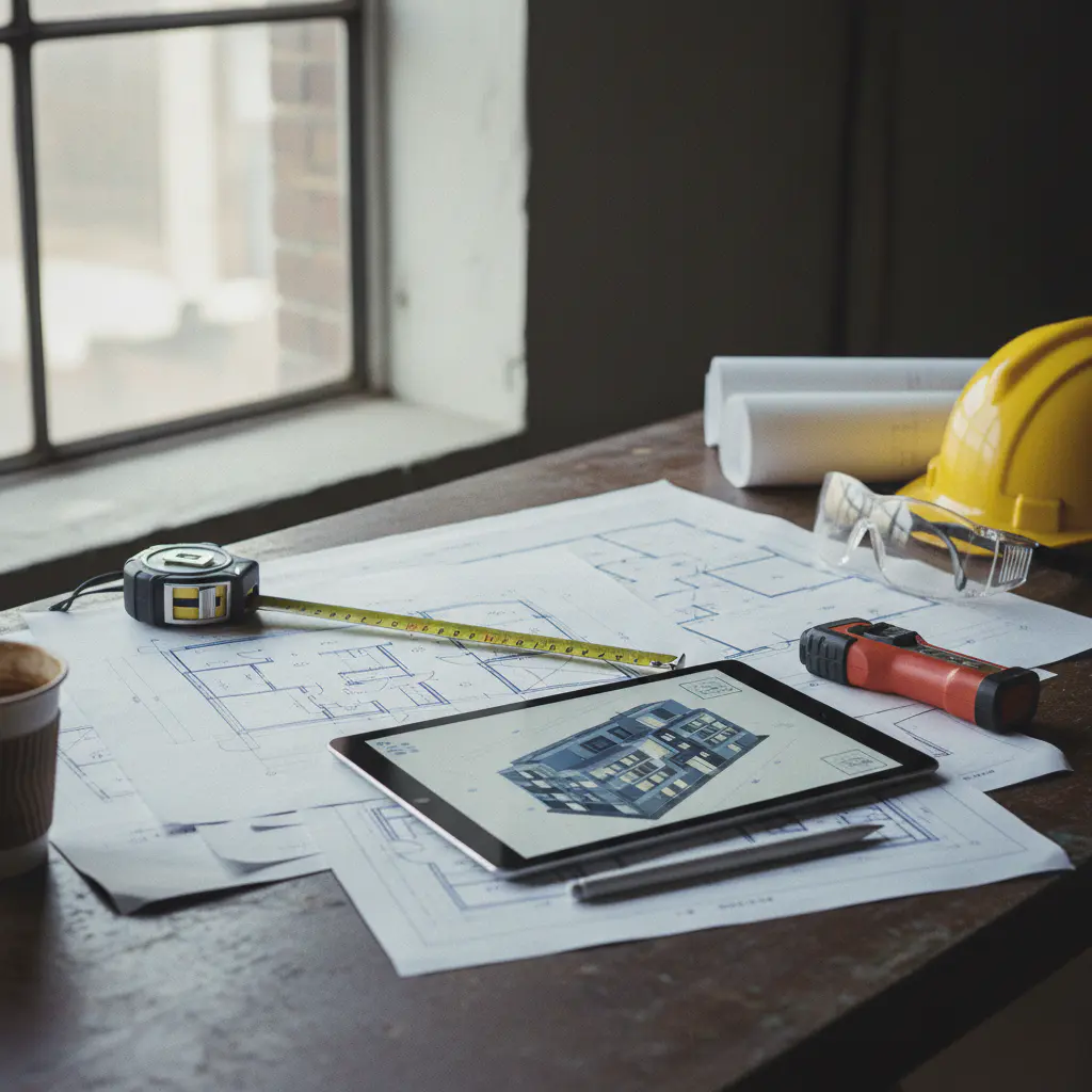 Architectural blueprints